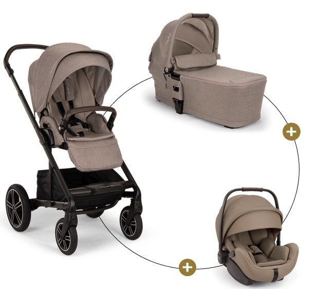 Nuna Mixx Next Bundle 3in1 mit Babywanne, Babyschale Arra Flex