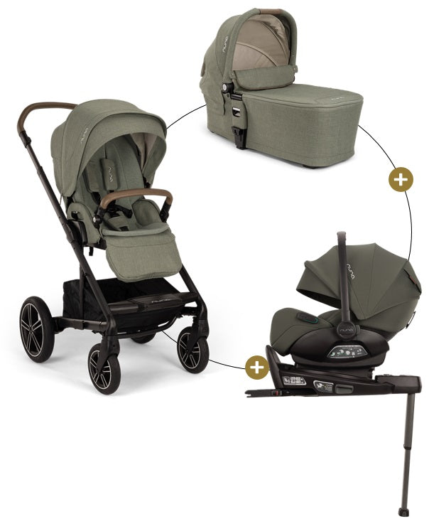 Nuna Mixx Next Bundle 4in1 mit Babywanne, Babyschale Arra Flex &amp; Base Next