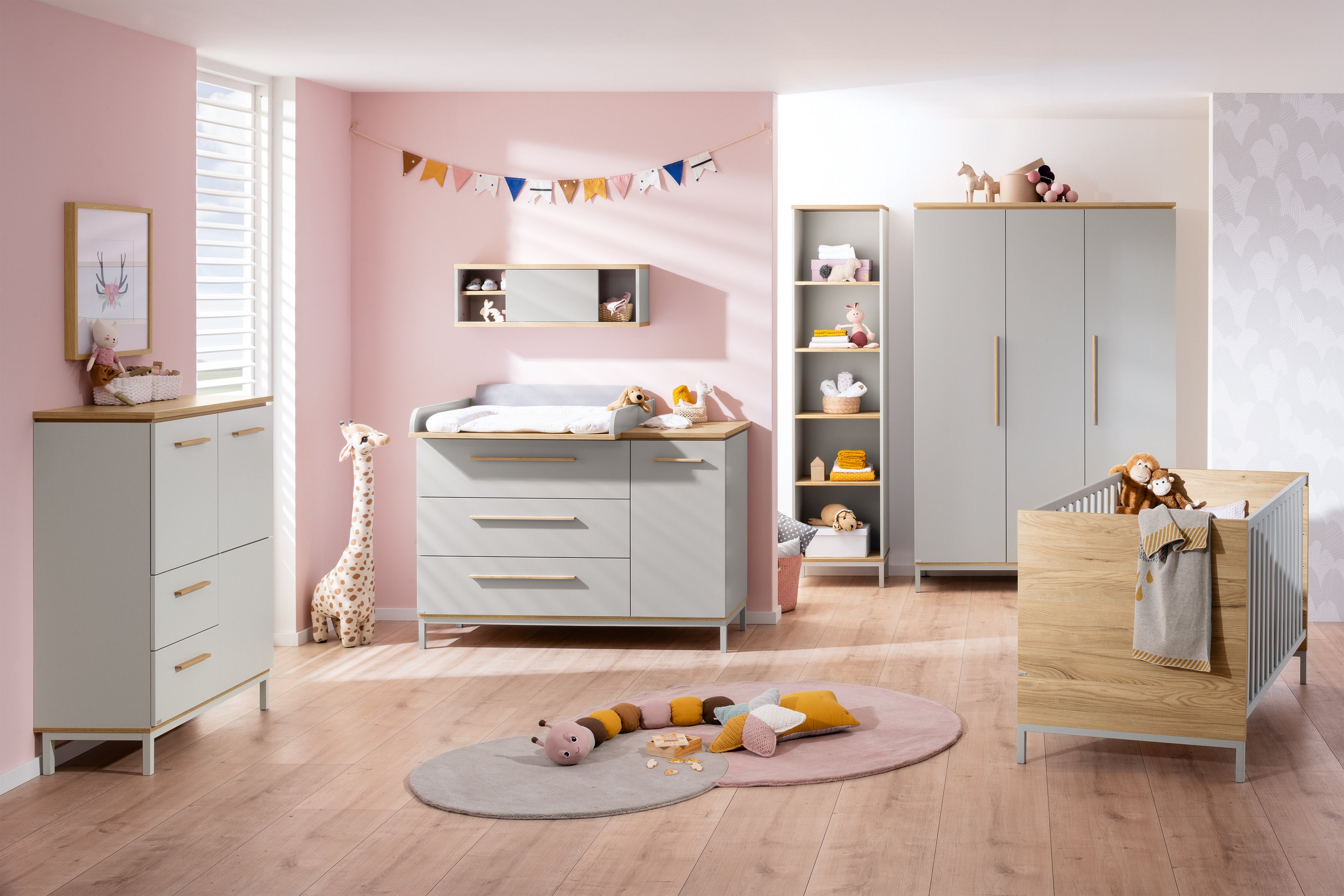 PAIDI BENNE Kinderzimmer 2-teilig inkl. Wickelaufsatz