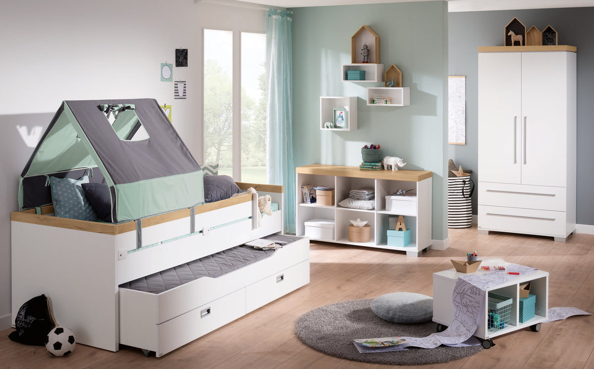 PAIDI KIRA Kleiderschrank 2-türig / 2 Schubkästen