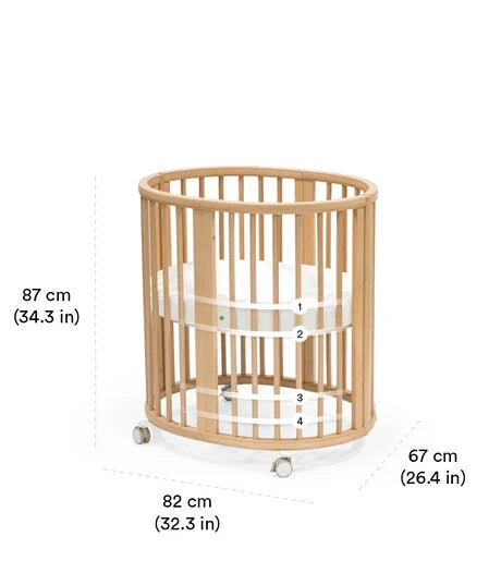 Stokke® Sleepi Mini V3 mit Sleepi mini Matratze & Sleepi Umbausatz