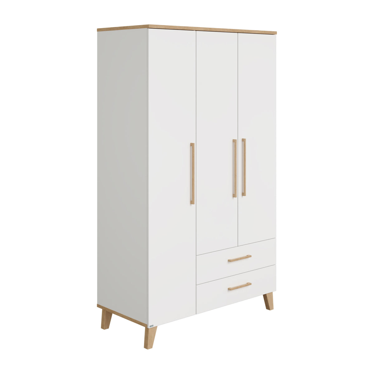 PAIDI OSCAR Kleiderschrank 3 Türen 2 Schubkästen