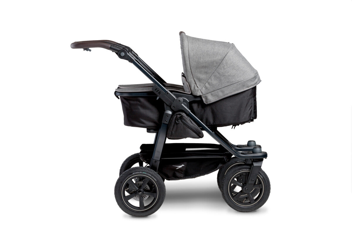 TFK Duo 2 Kombi Kinderwagen Premium Grau mit Lufträder