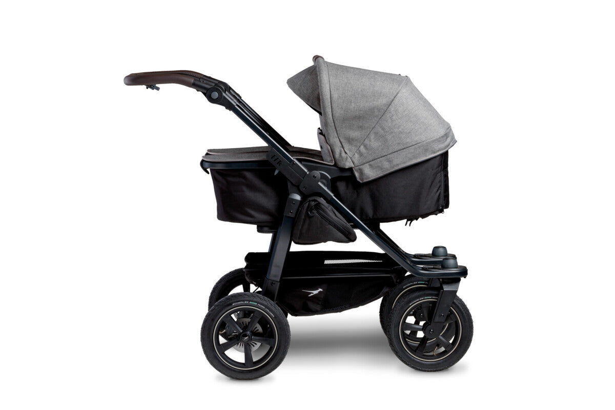TFK Duo 2 Kombi Kinderwagen Premium Grau mit Lufträder