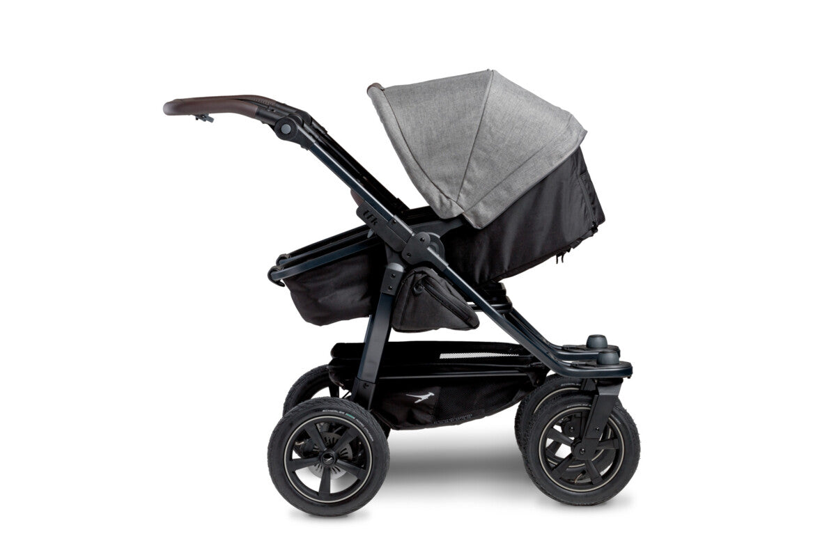 TFK Duo 2 Kombi Kinderwagen Premium Grau mit Lufträder