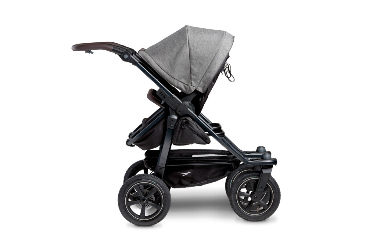 TFK Duo 2 Kombi Kinderwagen Premium Grau mit Lufträder