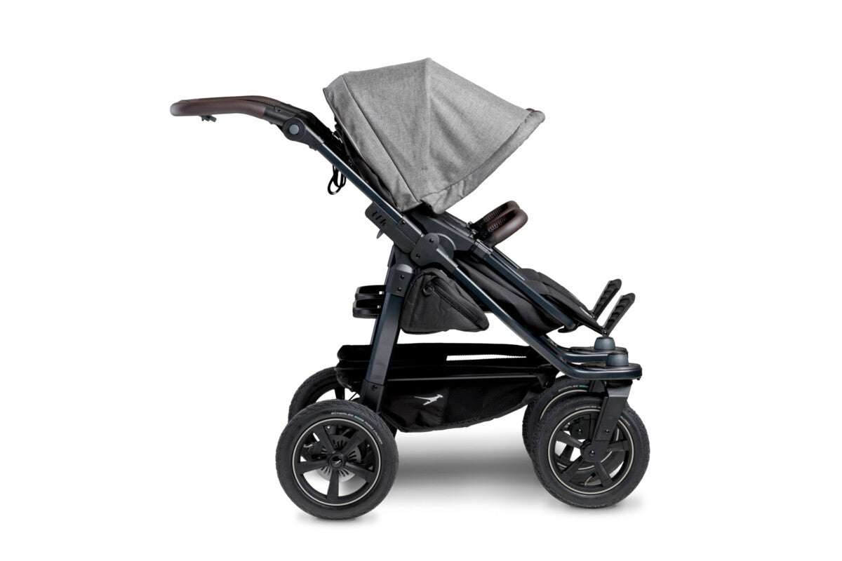 TFK Duo 2 Kombi Kinderwagen Premium Grau mit Lufträder