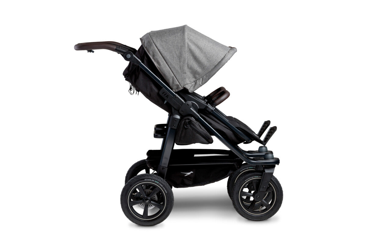TFK Duo 2 Kombi Kinderwagen Premium Grau mit Lufträder