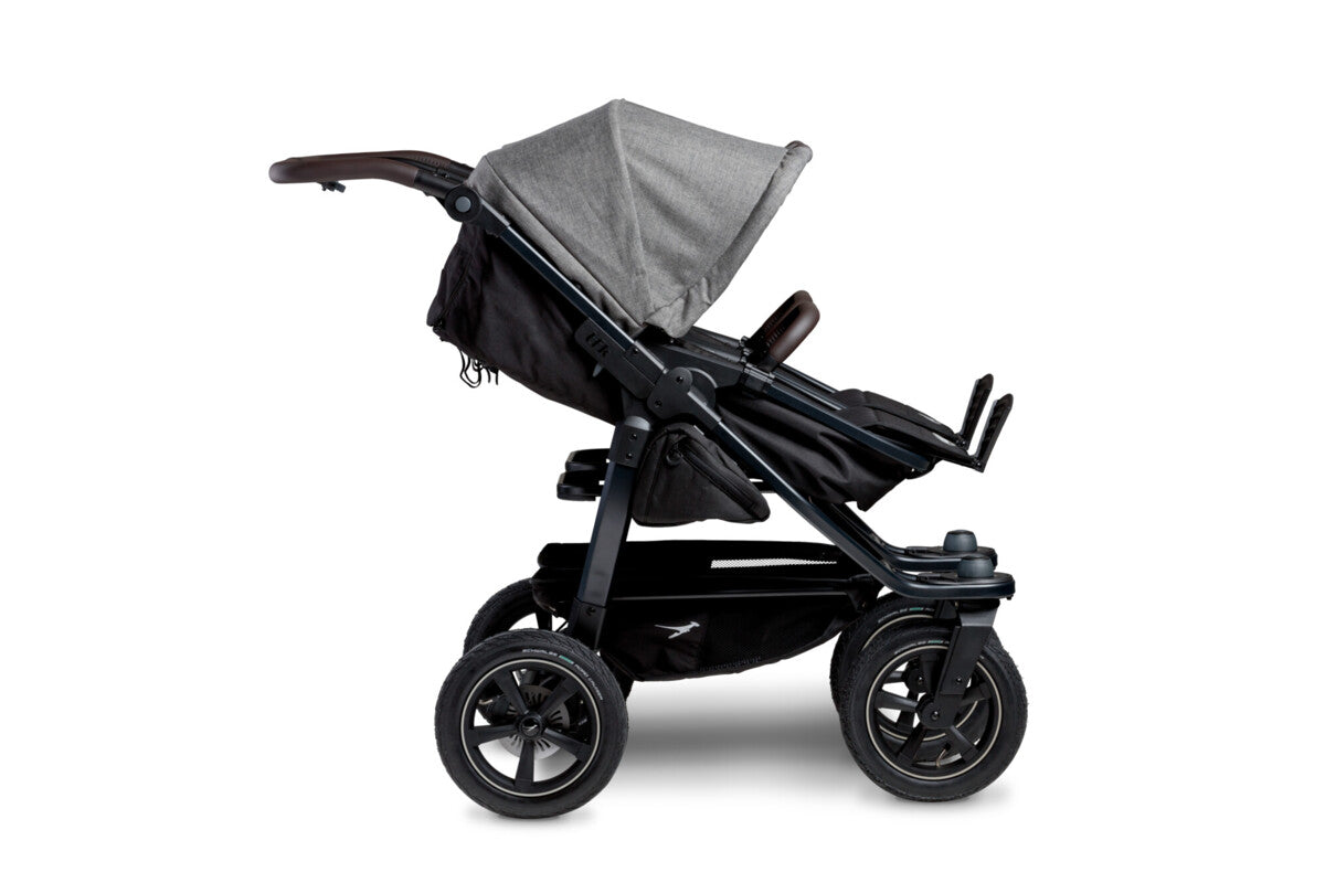 TFK Duo 2 Kombi Kinderwagen Premium Grau mit Lufträder