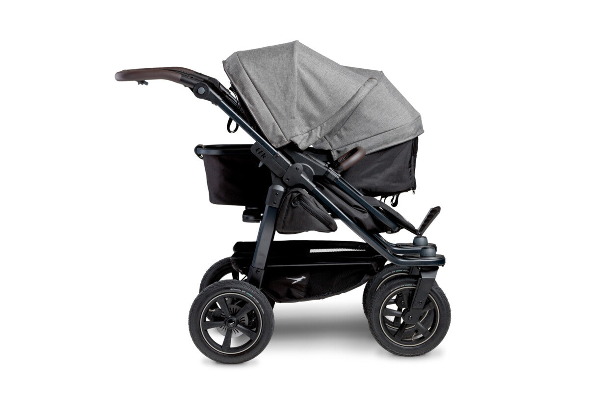 TFK Duo 2 Kombi Kinderwagen Premium Grau mit Lufträder