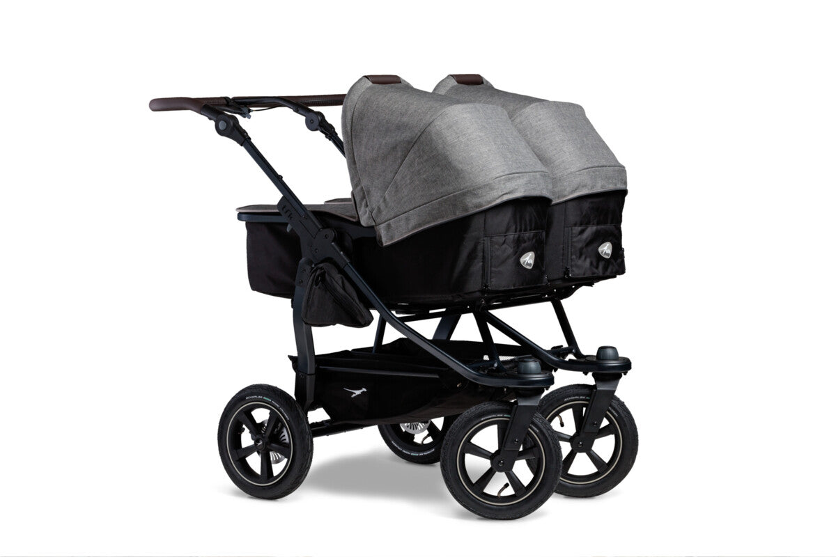 TFK Duo 2 Kombi Kinderwagen Premium Grau mit Lufträder