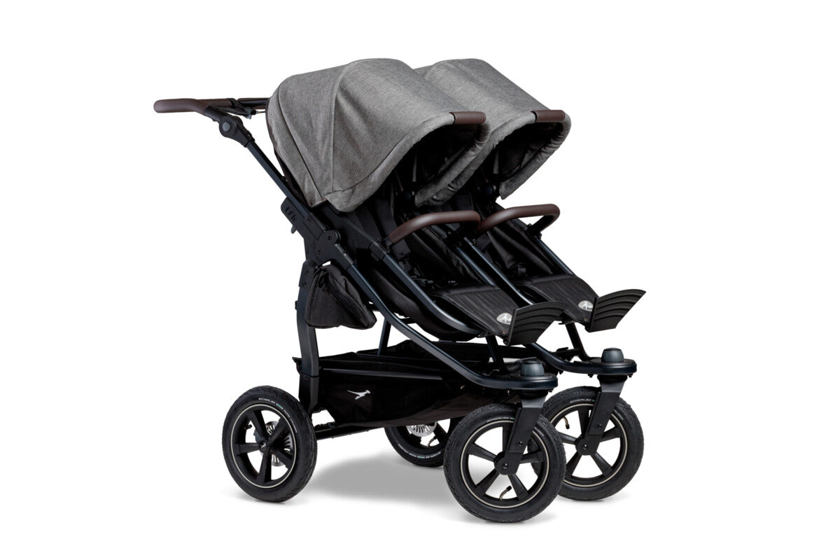 TFK Duo 2 Kombi Kinderwagen Premium Grau mit Lufträder