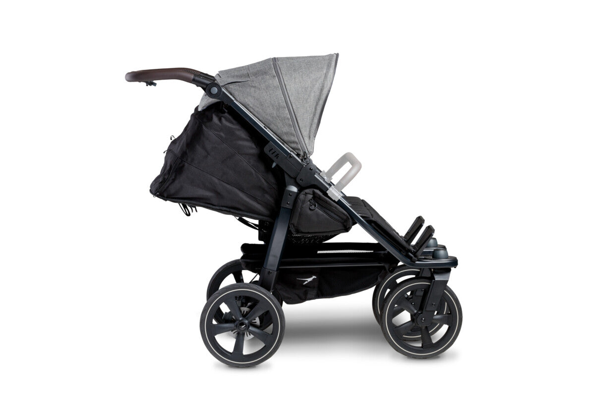 TFK Duo 2 Sportkinderwagen Premium Grau mit Luftkammerräder