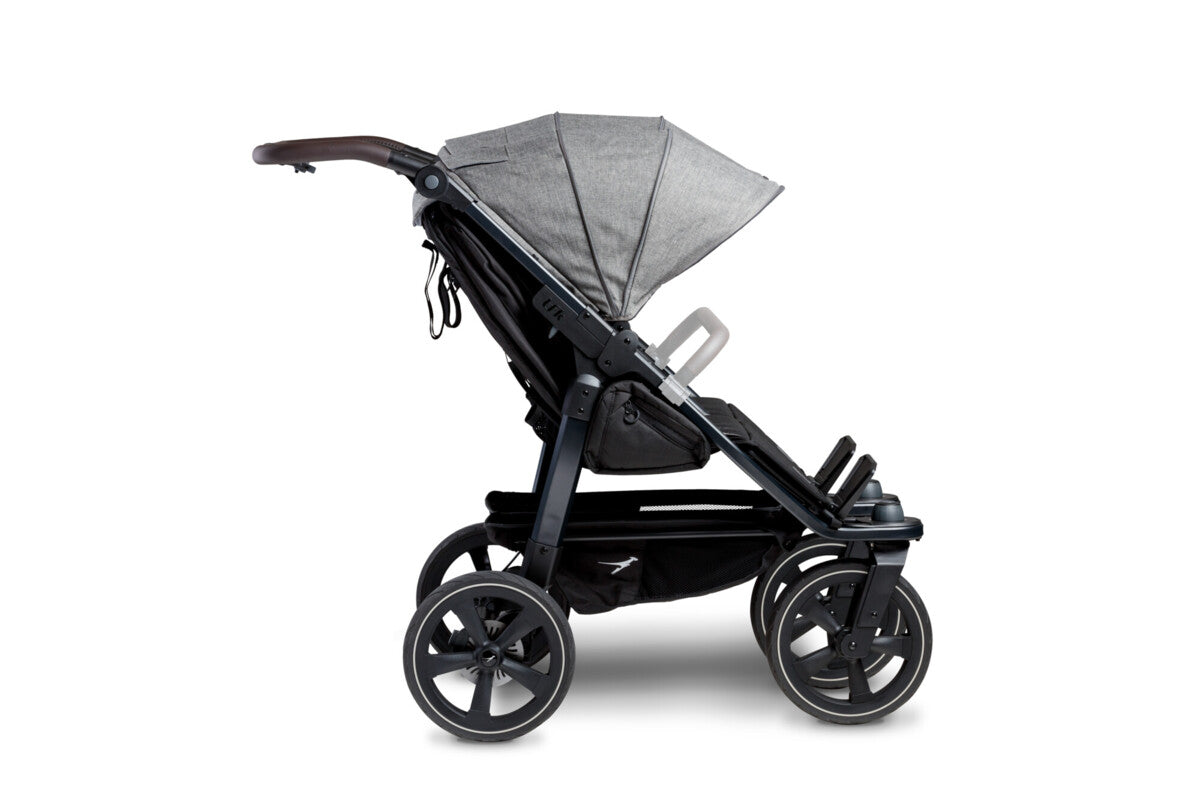 TFK Duo 2 Sportkinderwagen Premium Grau mit Luftkammerräder