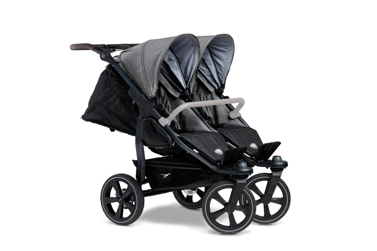 TFK Duo 2 Sportkinderwagen Premium Grau mit Luftkammerräder