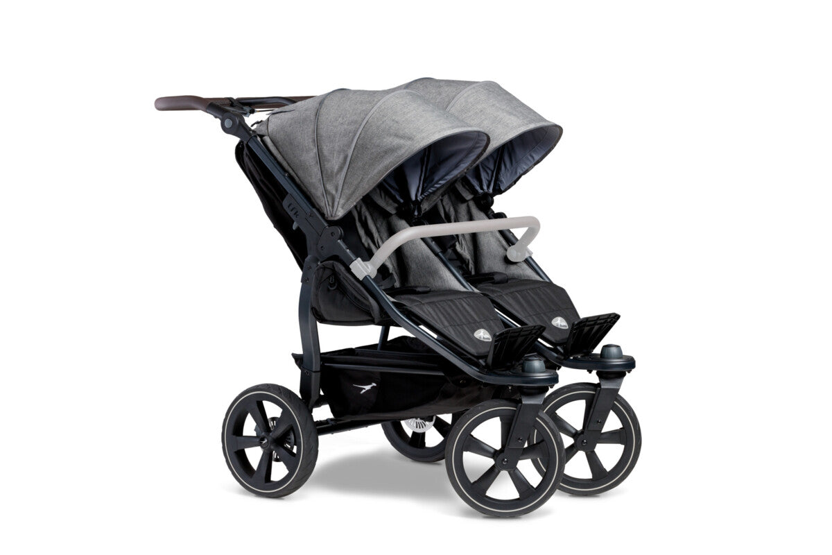 TFK Duo 2 Sportkinderwagen Premium Grau mit Luftkammerräder