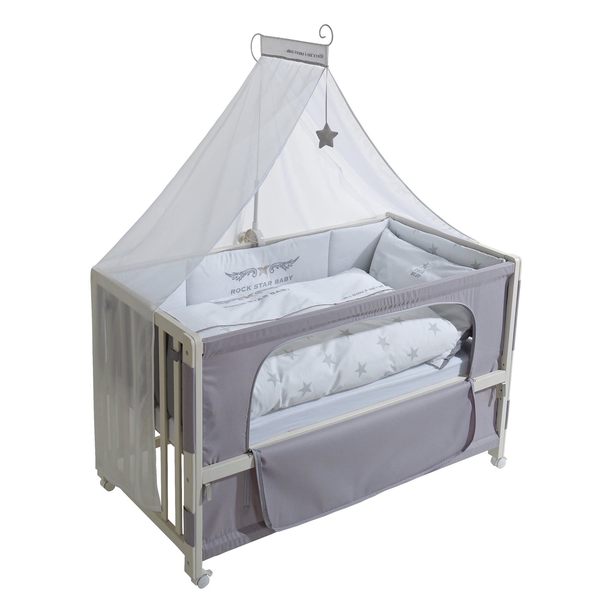 Roba Room Bed 60x120 cm - Rock Star Baby 2