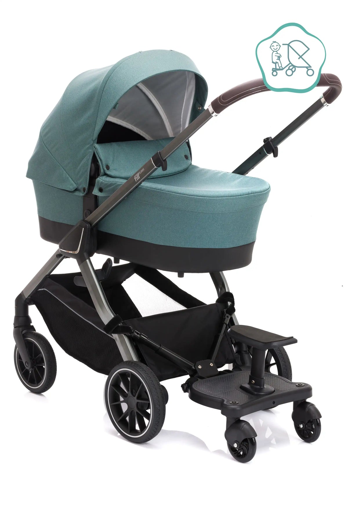 Fillikid Mitfahrbrett Basic schwarz