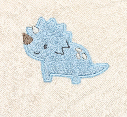 Sterntaler Kapuzenbadetuch Frottee Dino Rexi 80x80cm