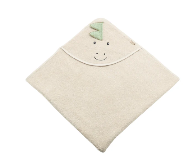 Sterntaler Kapuzenbadetuch Frottee Dino Rexi 100x100cm