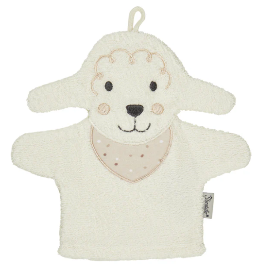 Sterntaler Waschhandschuh Schaf Flocke