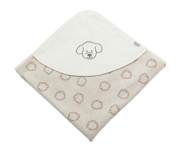 Sterntaler Kapuzenbadetuch 80x80cm Hund Lucky