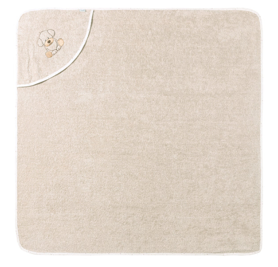 Sterntaler Kapuzenbadetuch 100x100cm Hund Lucky