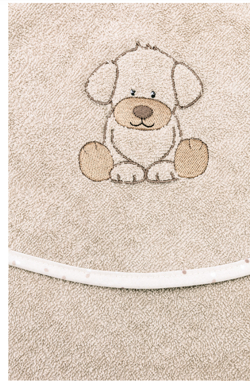 Sterntaler Kapuzenbadetuch 100x100cm Hund Lucky
