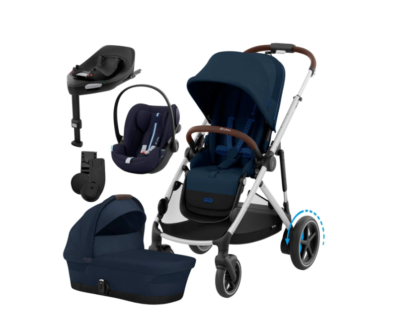Cybex e-Gazelle S Kombikinderwagen 4in 1 Ocean Blue