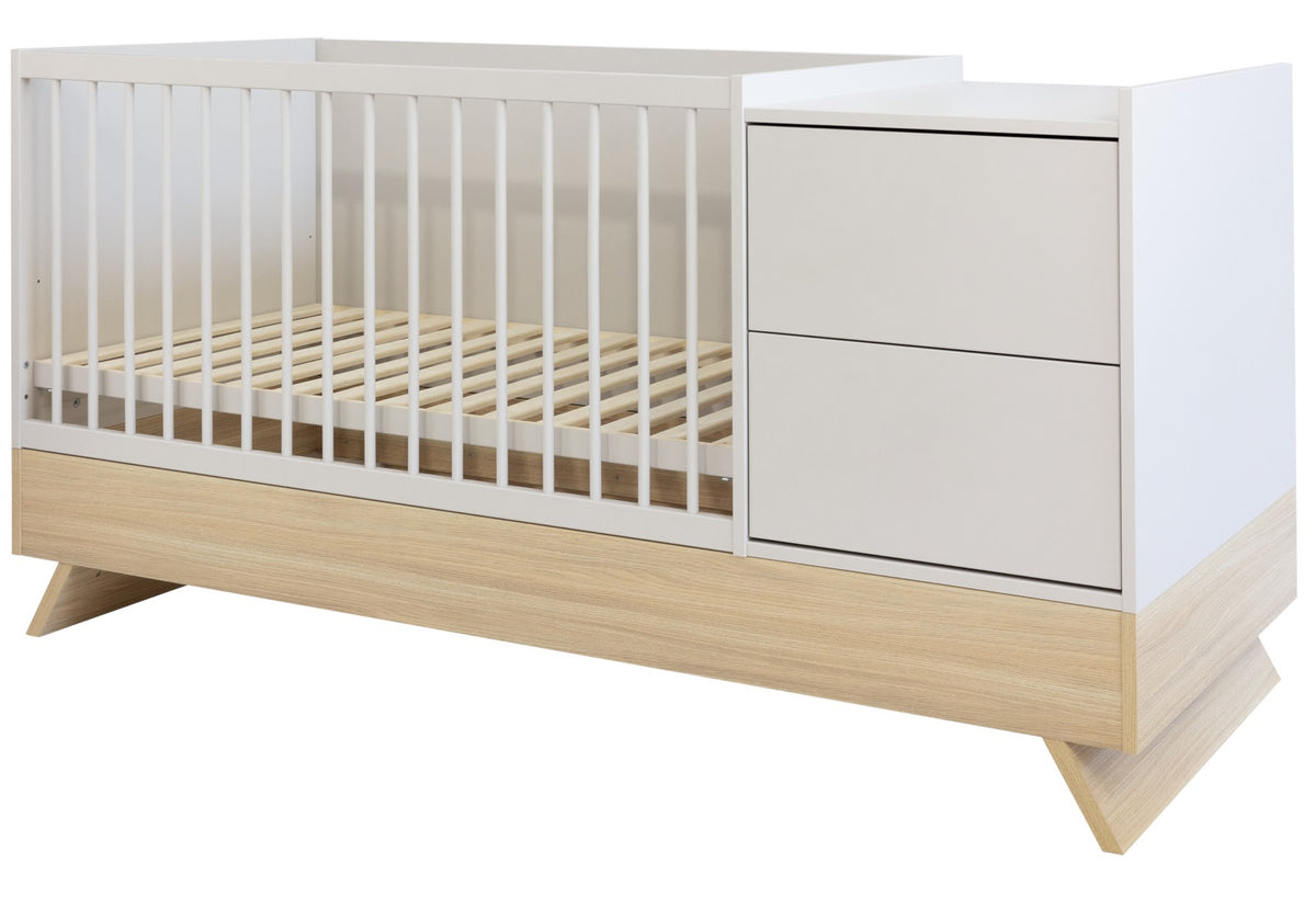 Sina 3in1 Kombi-Bett clay mit Matratzen