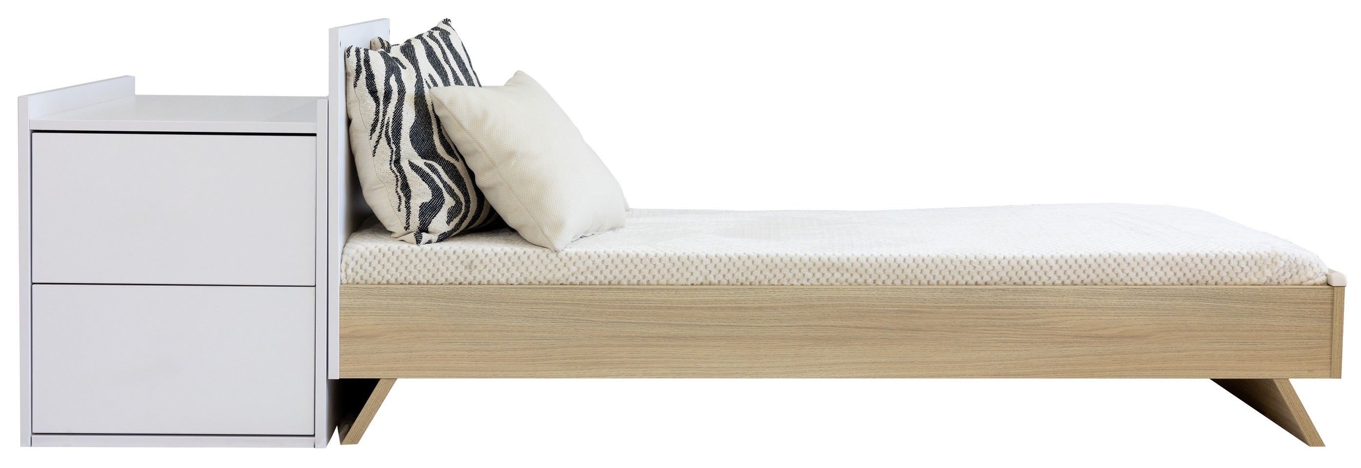 Sina 3in1 Kombi-Bett clay mit Matratzen