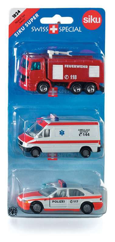 Siku Notruf Set Schweiz