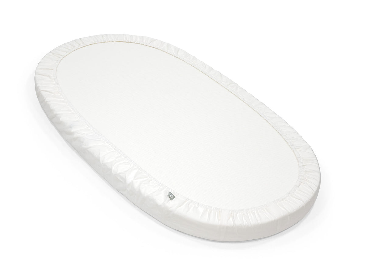 Stokke Sleepi V3 Spannbettlaken Weiss