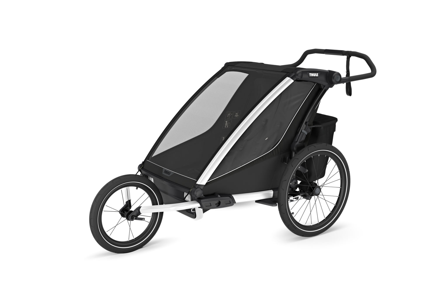 Thule Chariot Fahrradanhänger Sport 2 double black/black