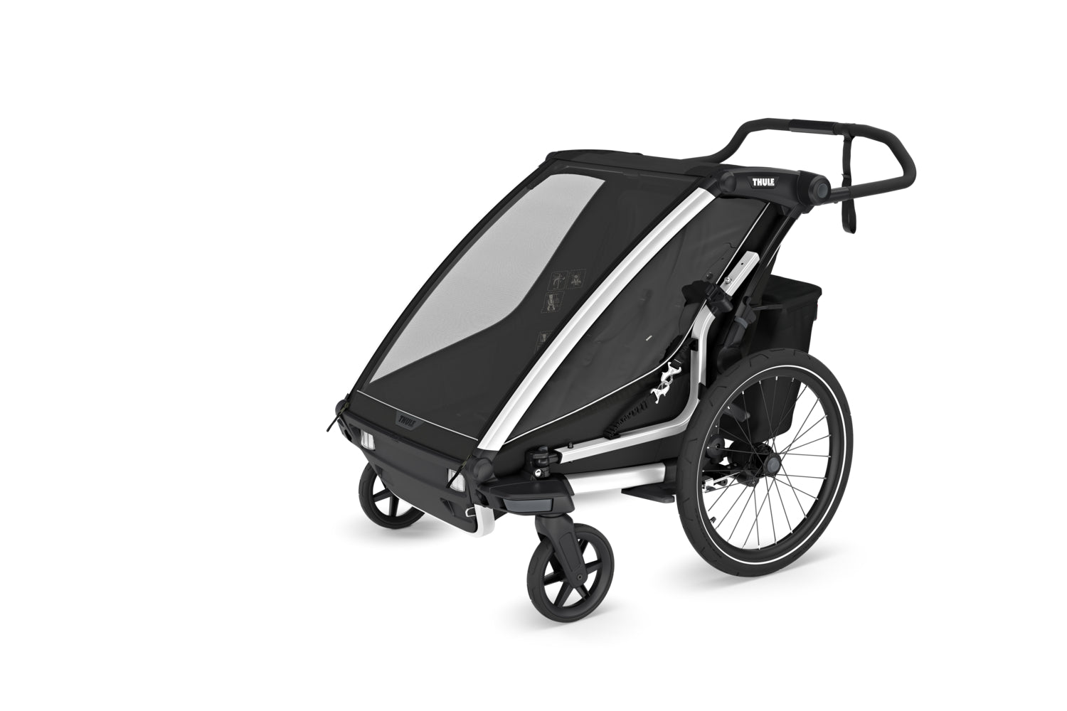 Thule Chariot Fahrradanhänger Sport 2 double black/black