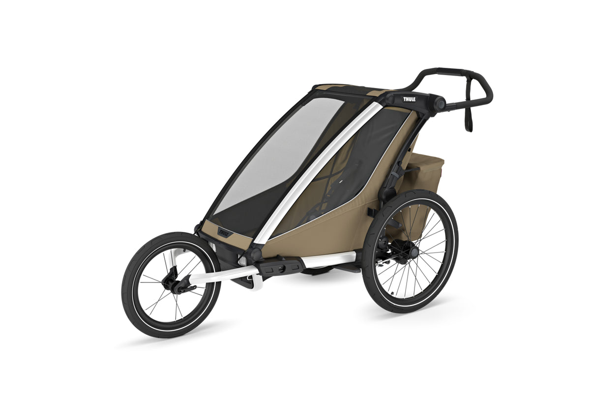 Thule Chariot Fahrradanhänger Cross 2 single alu/faded khaki