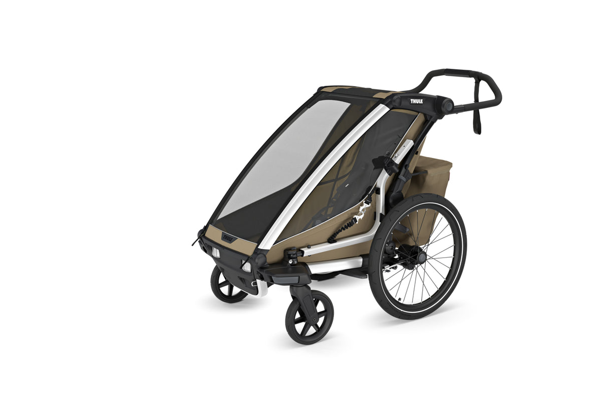 Thule Chariot Fahrradanhänger Cross 2 single alu/faded khaki