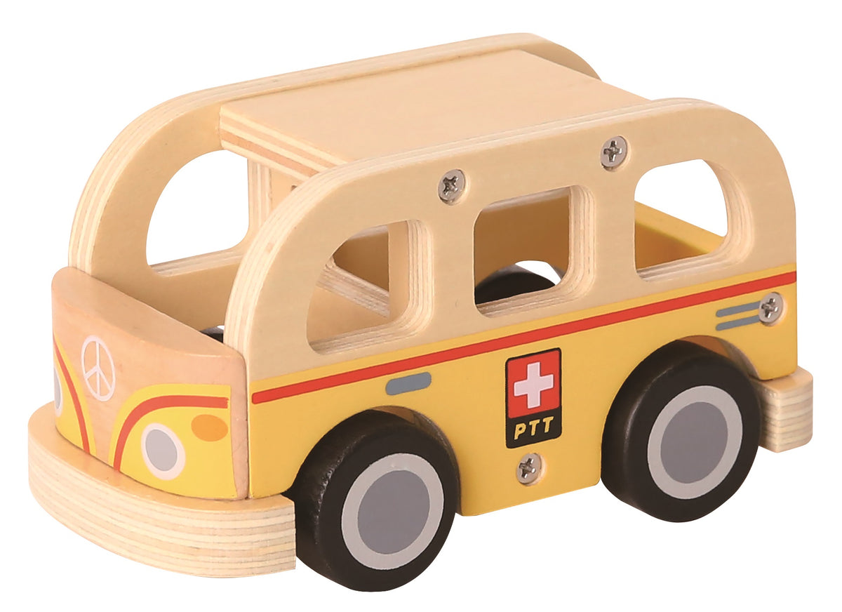 Spielba Post Auto aus Holz