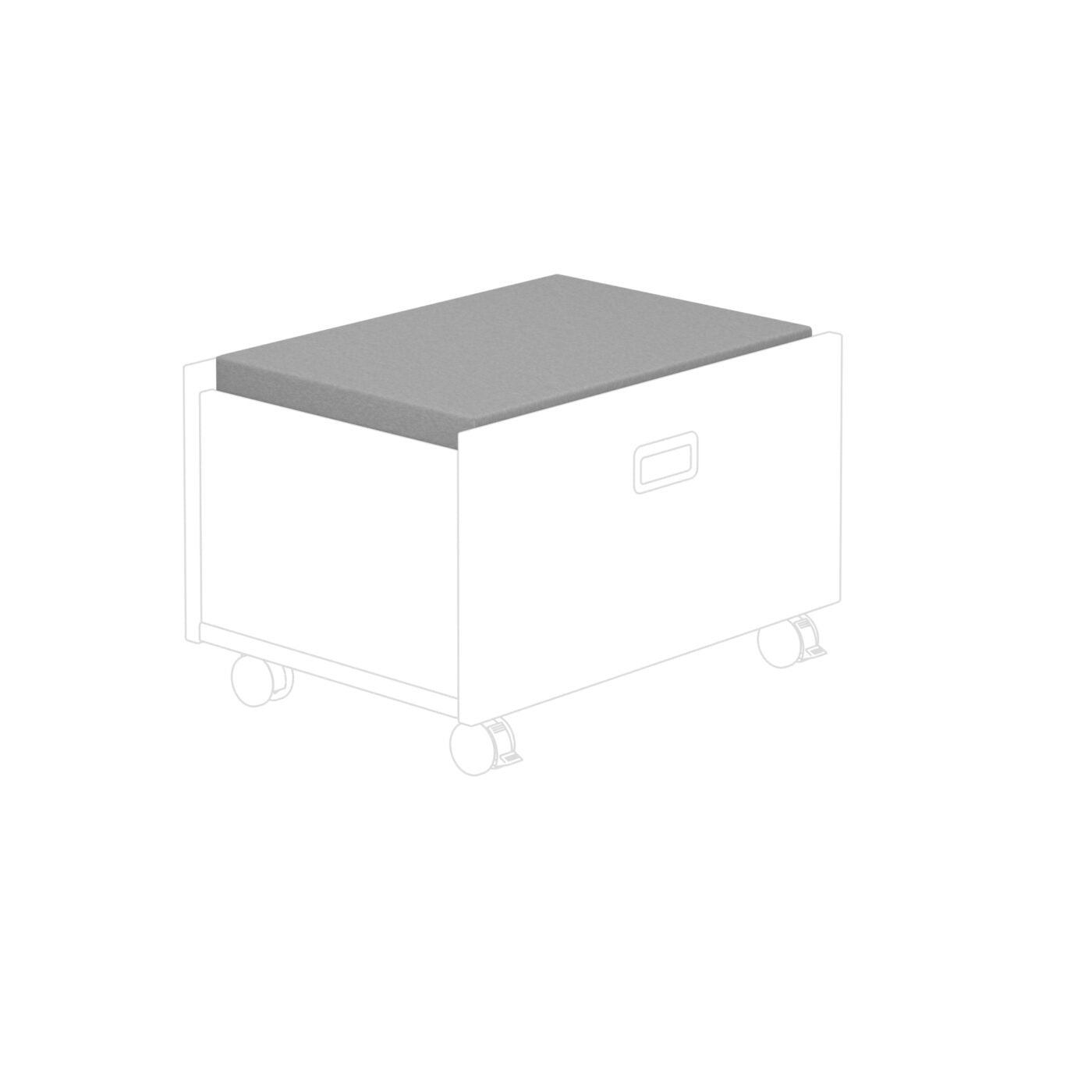 PAIDI Sitzpolster für Rollbox Mikrofaser