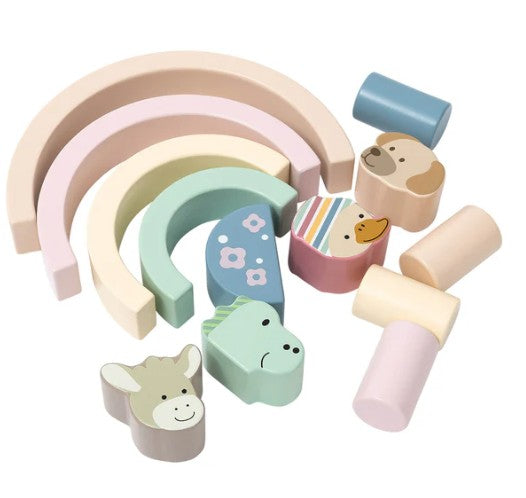 Sterntaler Holzbausteine rosa