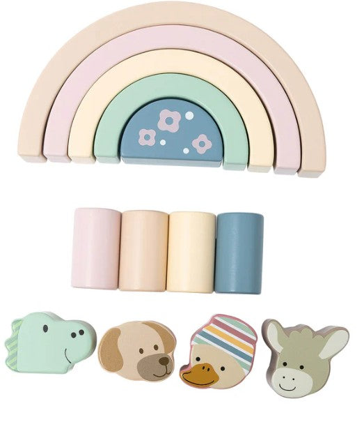 Sterntaler Holzbausteine rosa