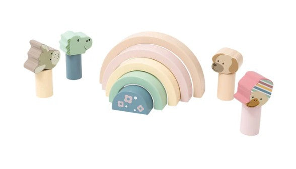 Sterntaler Holzbausteine rosa