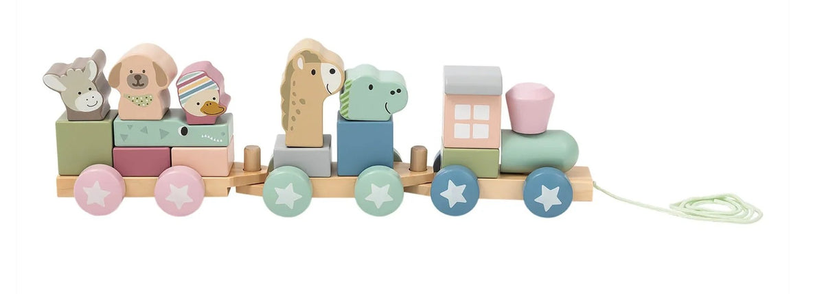 Sterntaler Steckspiel Holzeisenbahn