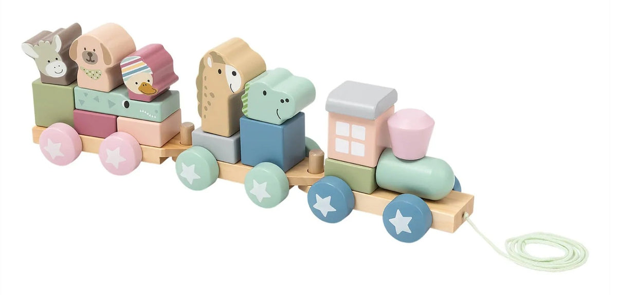 Sterntaler Steckspiel Holzeisenbahn