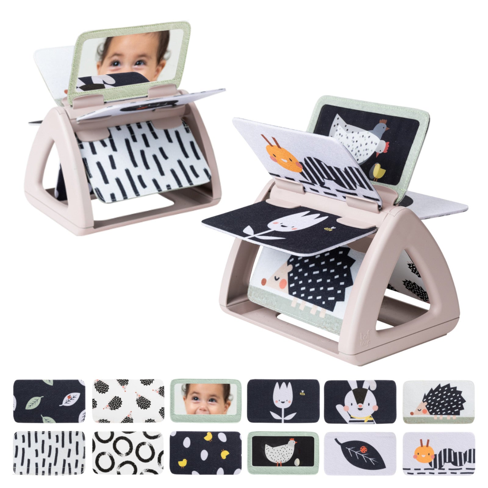 Taf Toys Drehbares Babybuch Black & White 0M+