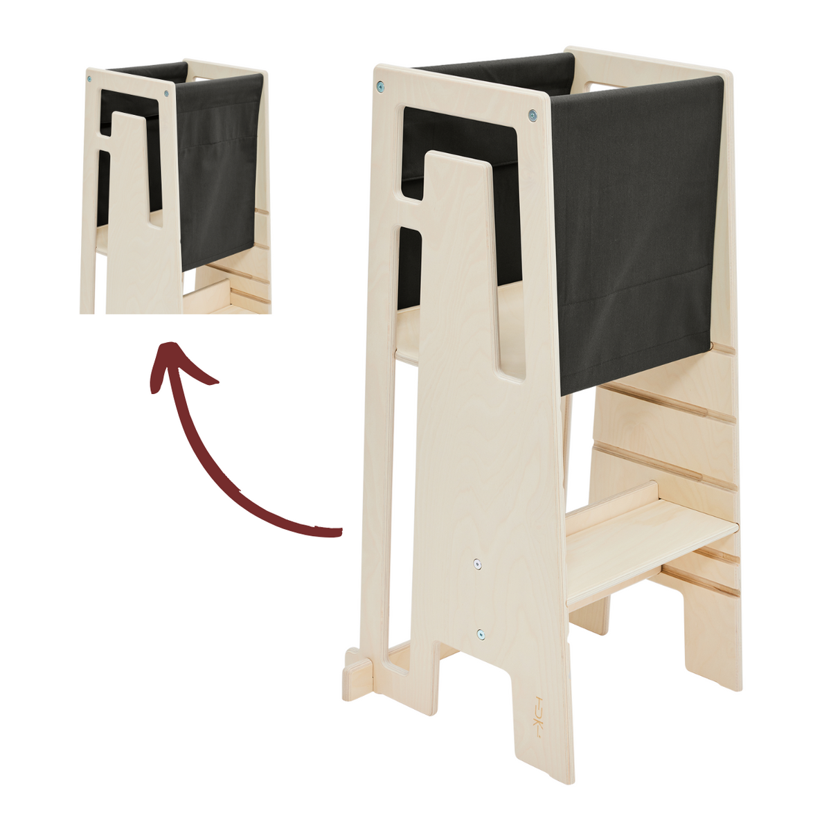 Tuki Entdeckertuch dark olive