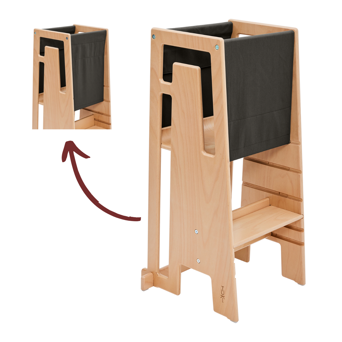 Tuki Entdeckertuch dark olive