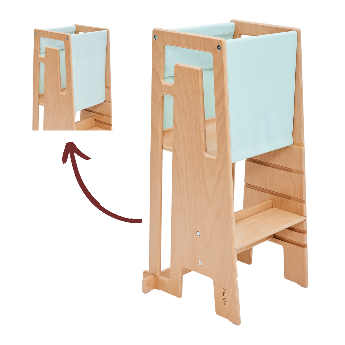 Tuki Entdeckertuch glacier