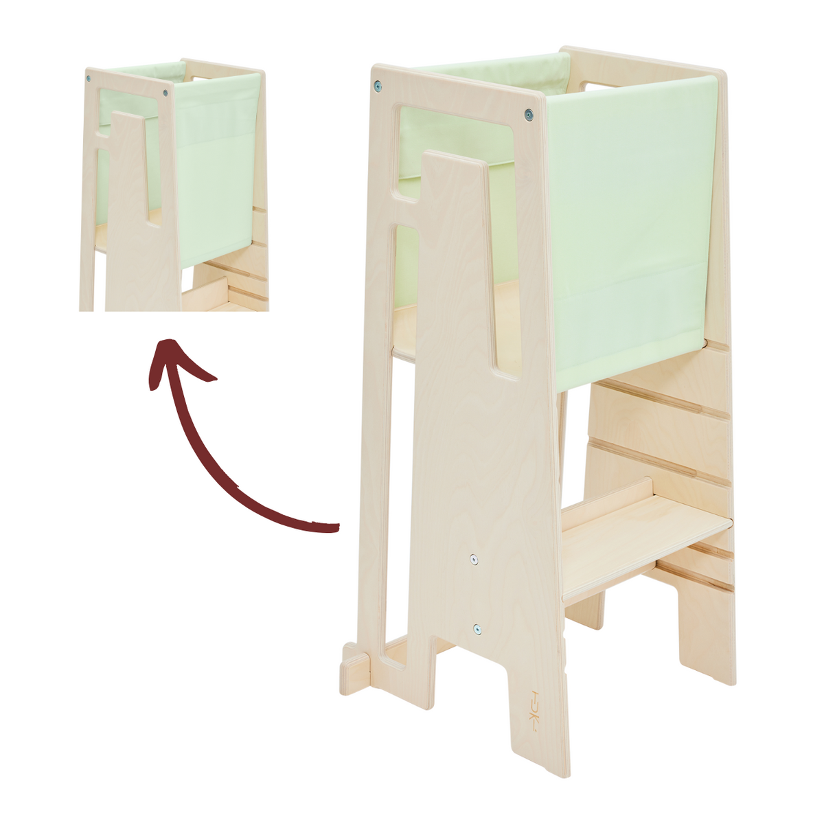 Tuki Entdeckertuch sage