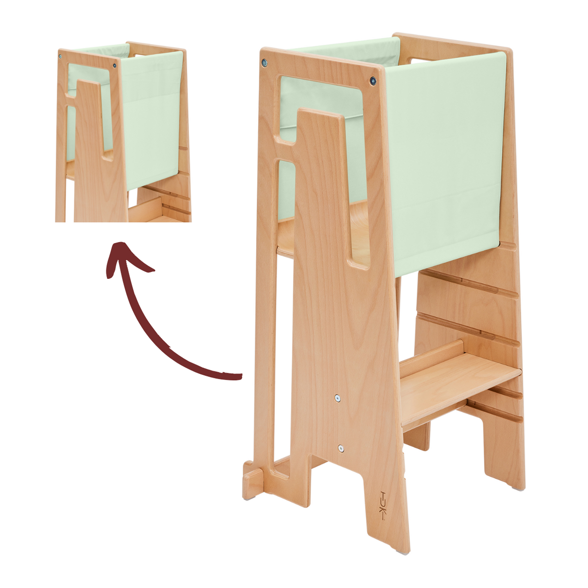 Tuki Entdeckertuch sage